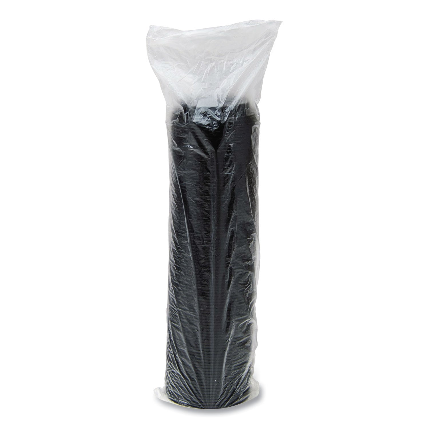 Cappuccino Dome Sipper Lids, Fits 12 oz to 24 oz Hot Cups, Plastic, Black, 100/Pack, 10 Packs/Carton