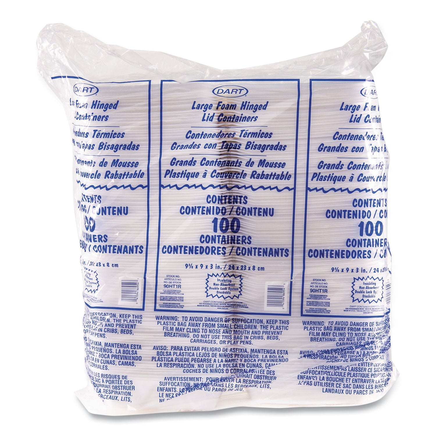 White - Foam Body - 2 / Carton