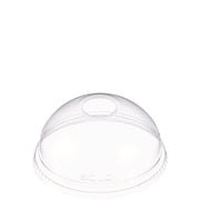 Ultra Clear Dome Cold Cup Lids, Fits 16 oz to 24 oz Cold Cups, Plastic, Clear, 1,000/Carton