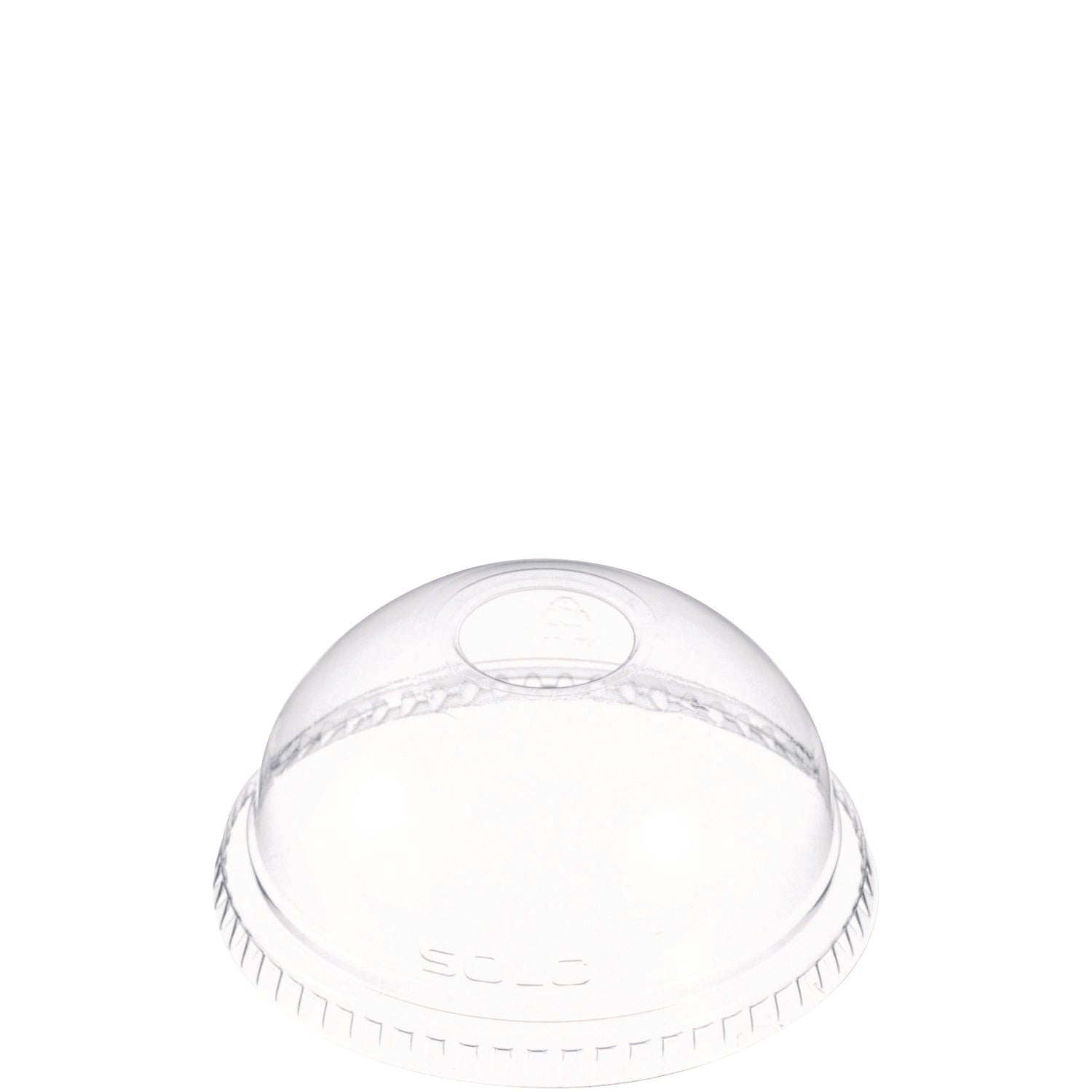 Dome-Top Cold Cup Lids, Fits 16 oz Cold Cups, Plastic, Clear, 1,000/Carton