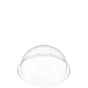 Dome-Top Cold Cup Lids, Fits 16 oz Cold Cups, Plastic, Clear, 1,000/Carton