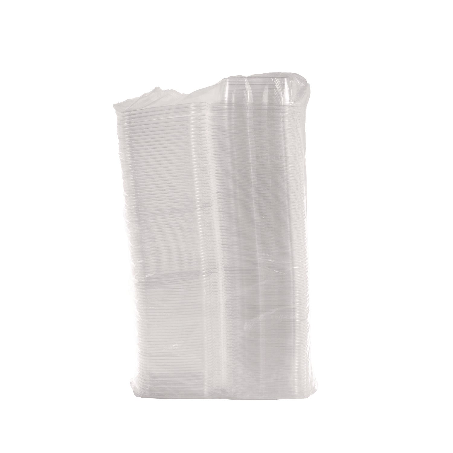 ClearPac SafeSeal rPET Tamper-Resistant Container, ProPlanet Seal, Flat Lid, 24 oz, Clear, 100/Bag, 2 Bags/Carton