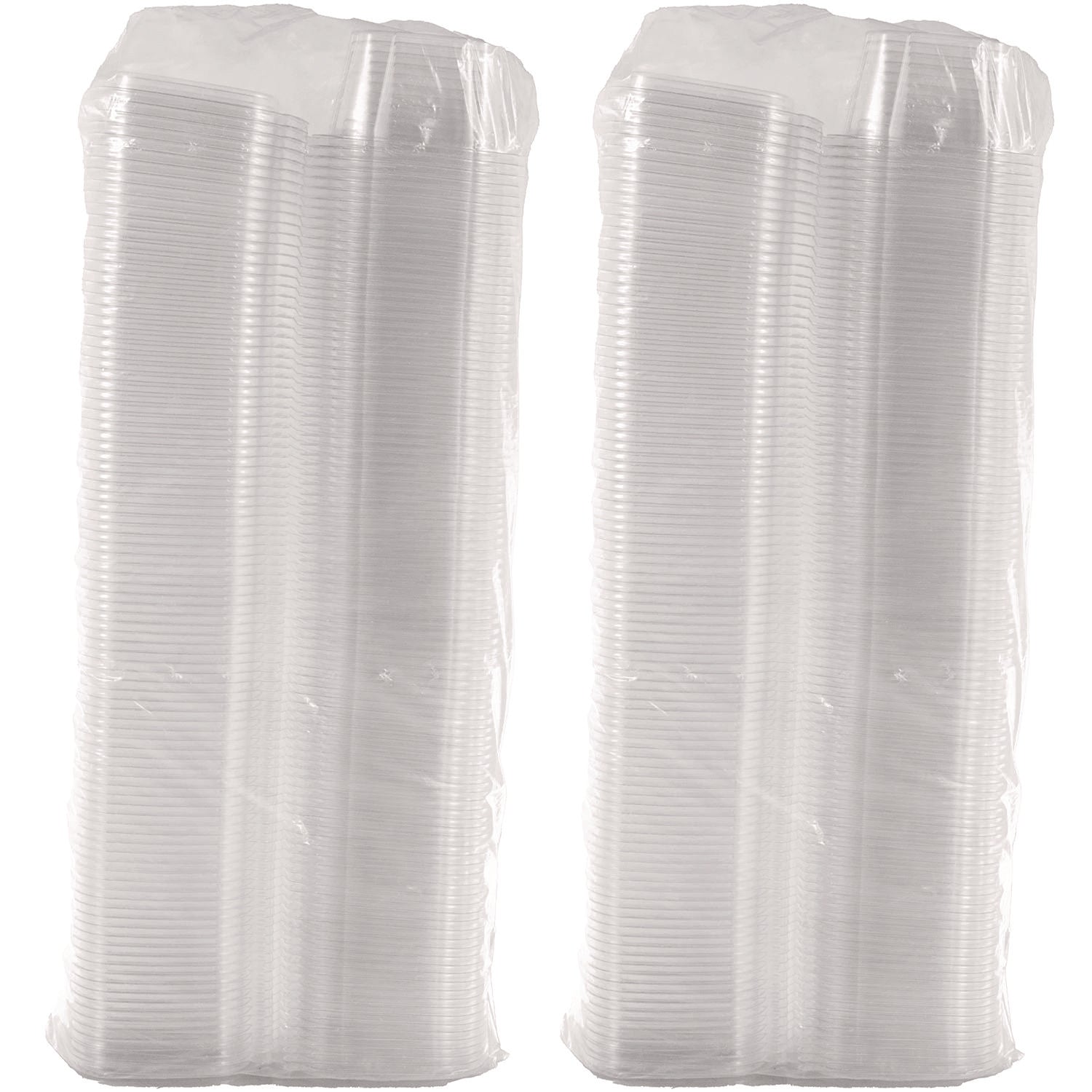 ClearPac SafeSeal Tamper-Resistant/Evident Containers, Domed Lid, 16 oz, Clear, Plastic, 100/Bag, 2 Bags/Carton