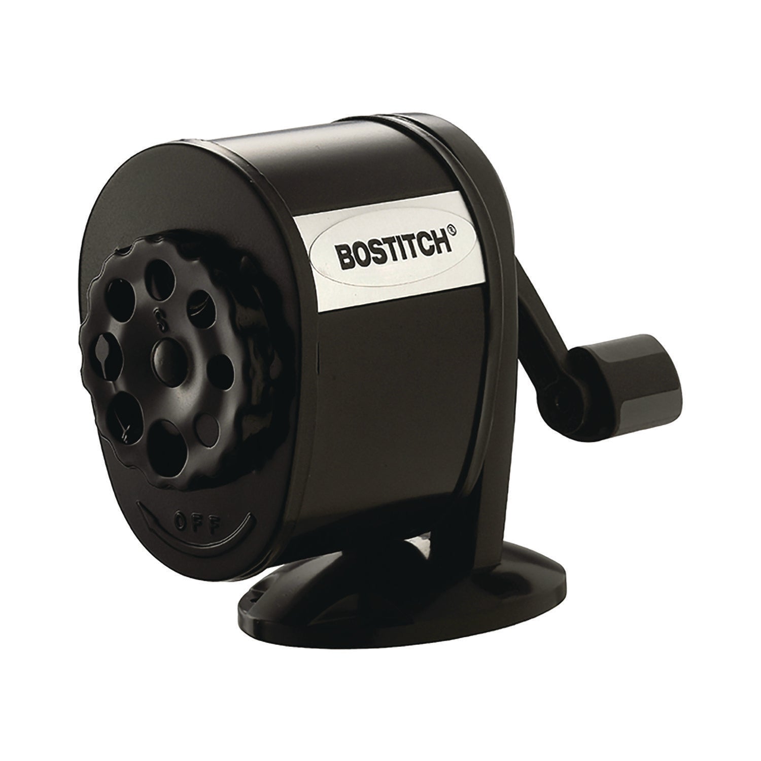 Antimicrobial Manual Pencil Sharpener, Black