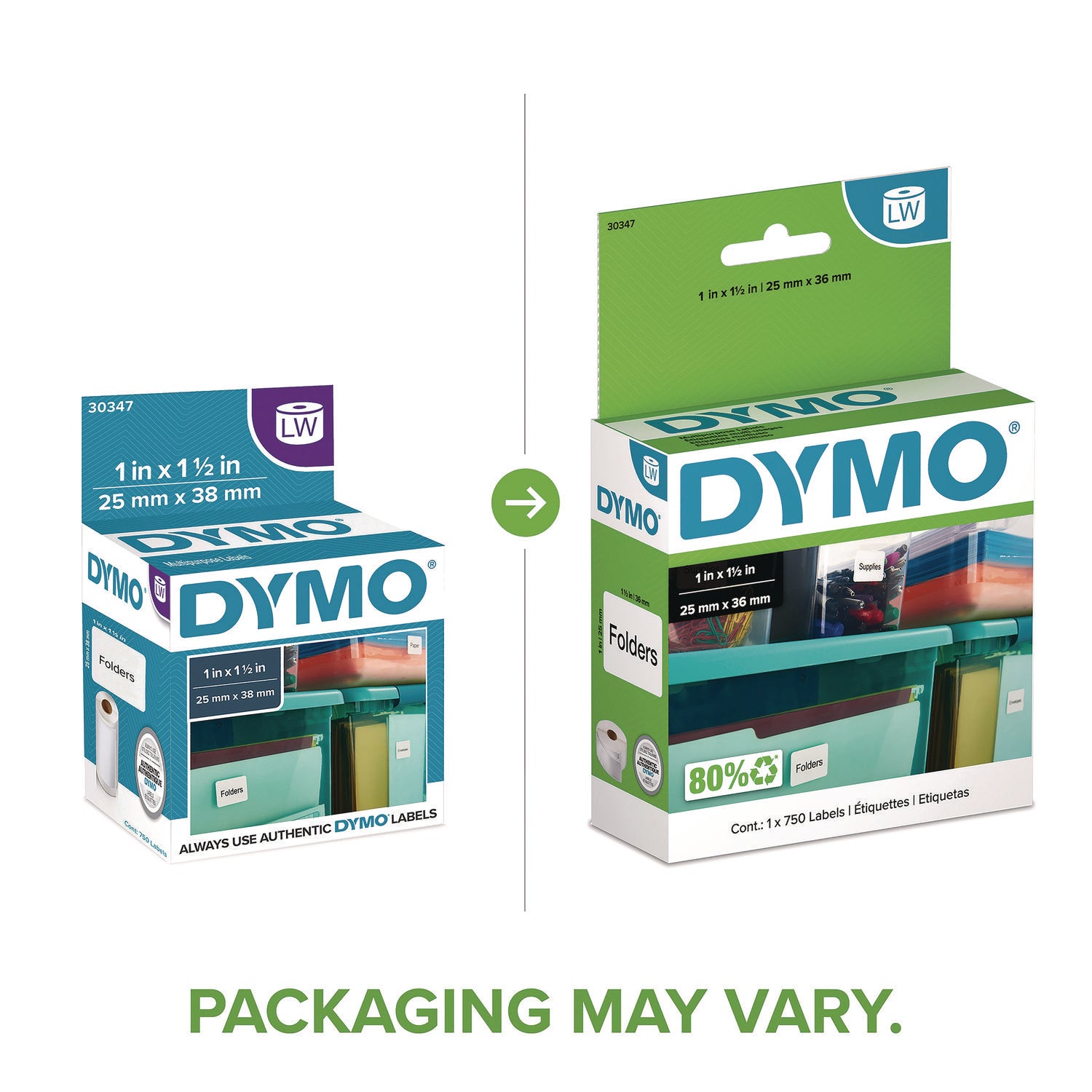 1" Width x 1 1/2" Length - Rectangle - Thermal Transfer, Direct Thermal - White - 750 / Roll - 1 Roll