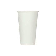 Double Poly Paper Cold Cups, 16 oz, White, 1,000/Carton