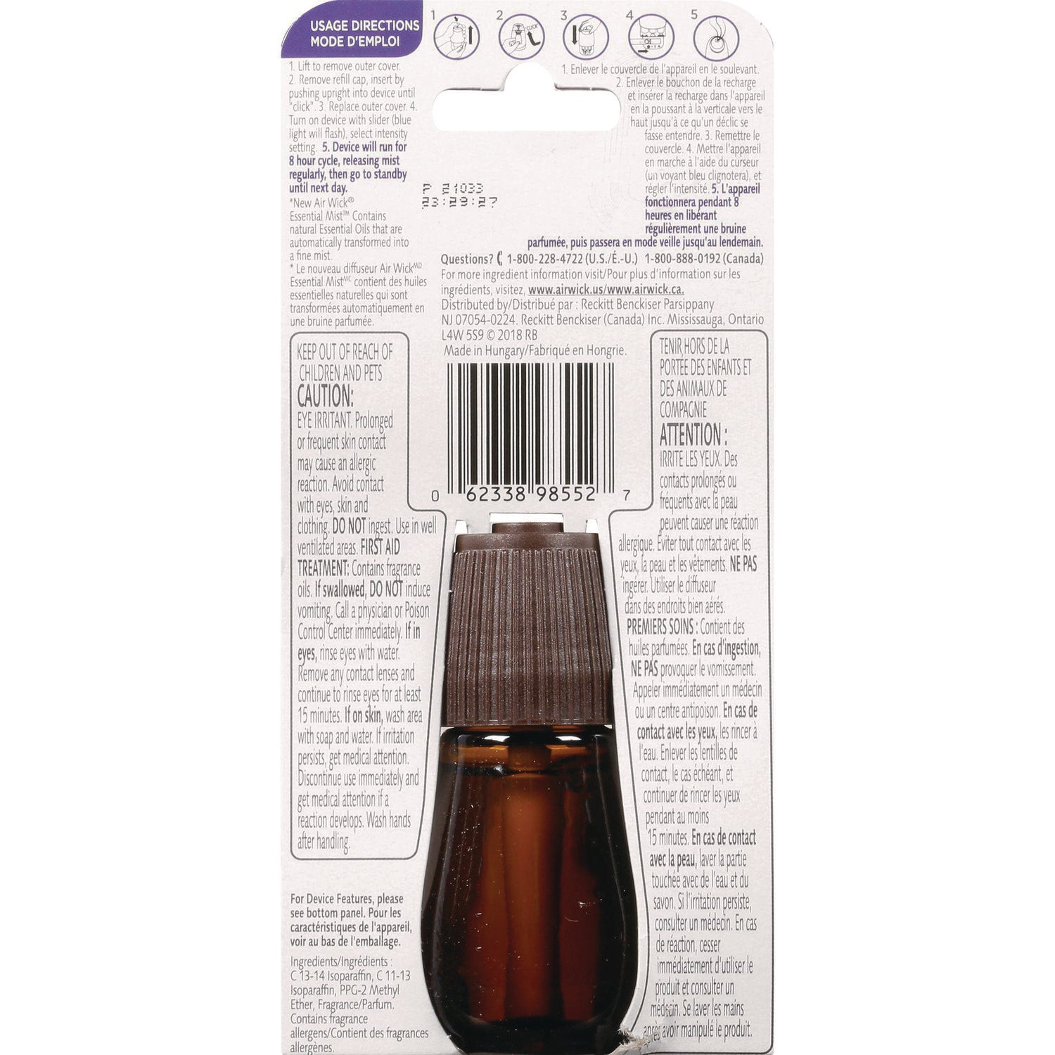 Oil - 0.7 fl oz (0 quart) - Lavender & Almond Blossoms - 45 Day - Long Lasting - 1 Each