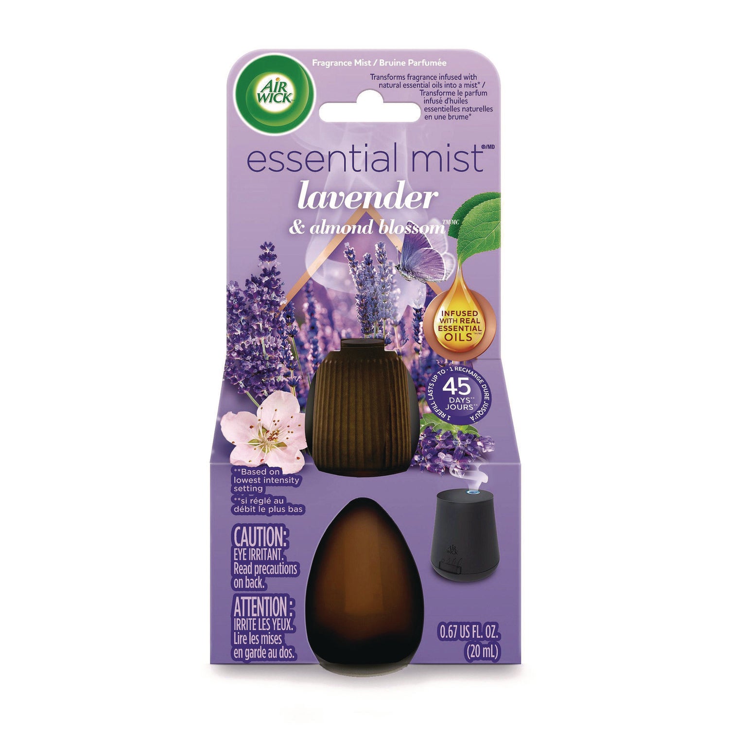 Oil - 0.7 fl oz (0 quart) - Lavender & Almond Blossoms - 45 Day - Long Lasting - 1 Each