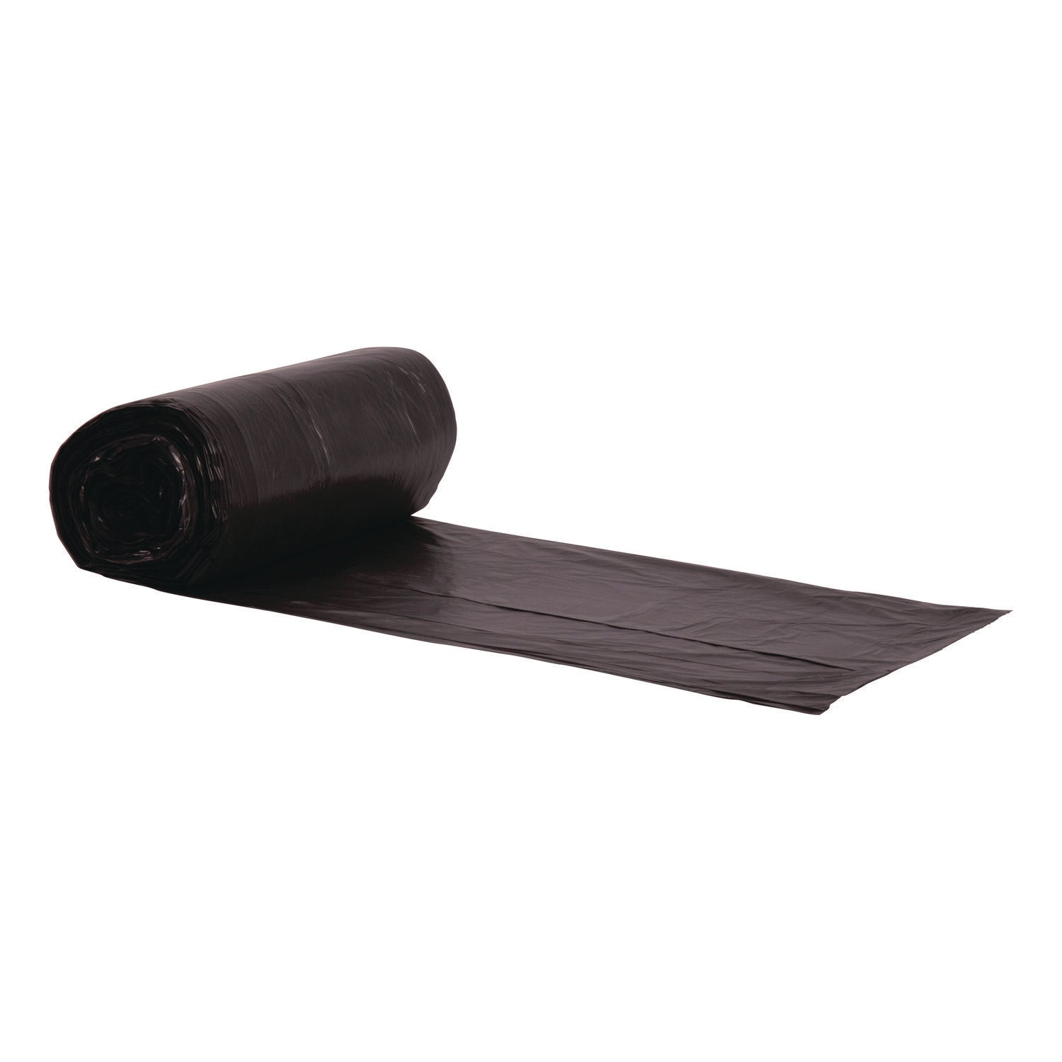 Heritage AccuFit RePrime Can Liners - 32 gal/55 lb Capacity - 44" Length x 33" Width x 0.90 mil (23 Micron) Thickness - Black - Resin - Can - 20/Roll - 5 / Carton