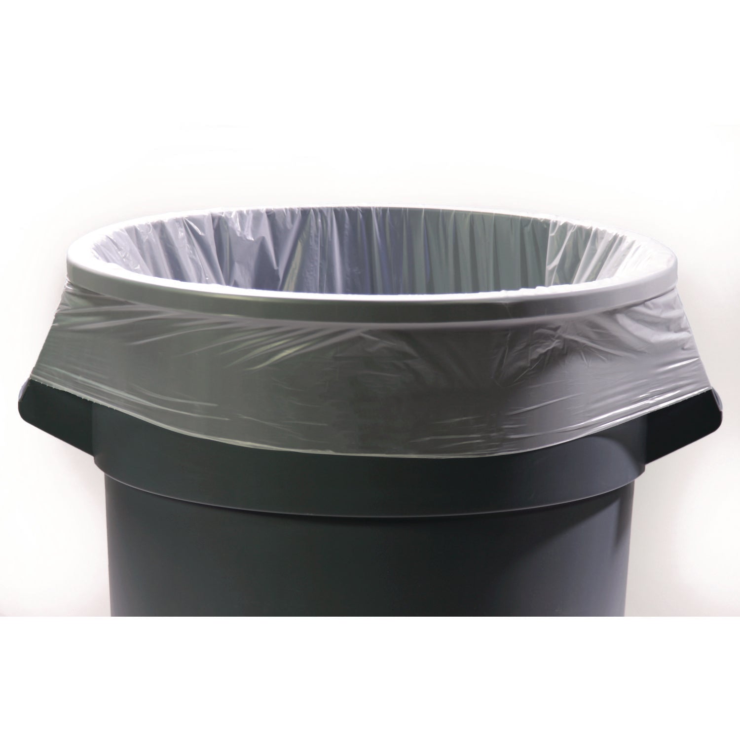 Heritage RePrime AccuFit 44-gal Can Liners - 44 gal Capacity - 50" Length x 37" Width x 0.90 mil (23 Micron) Thickness - Low Density - Clear - Linear Low-Density Polyethylene (LLDPE) - Garbage - 50 / Box