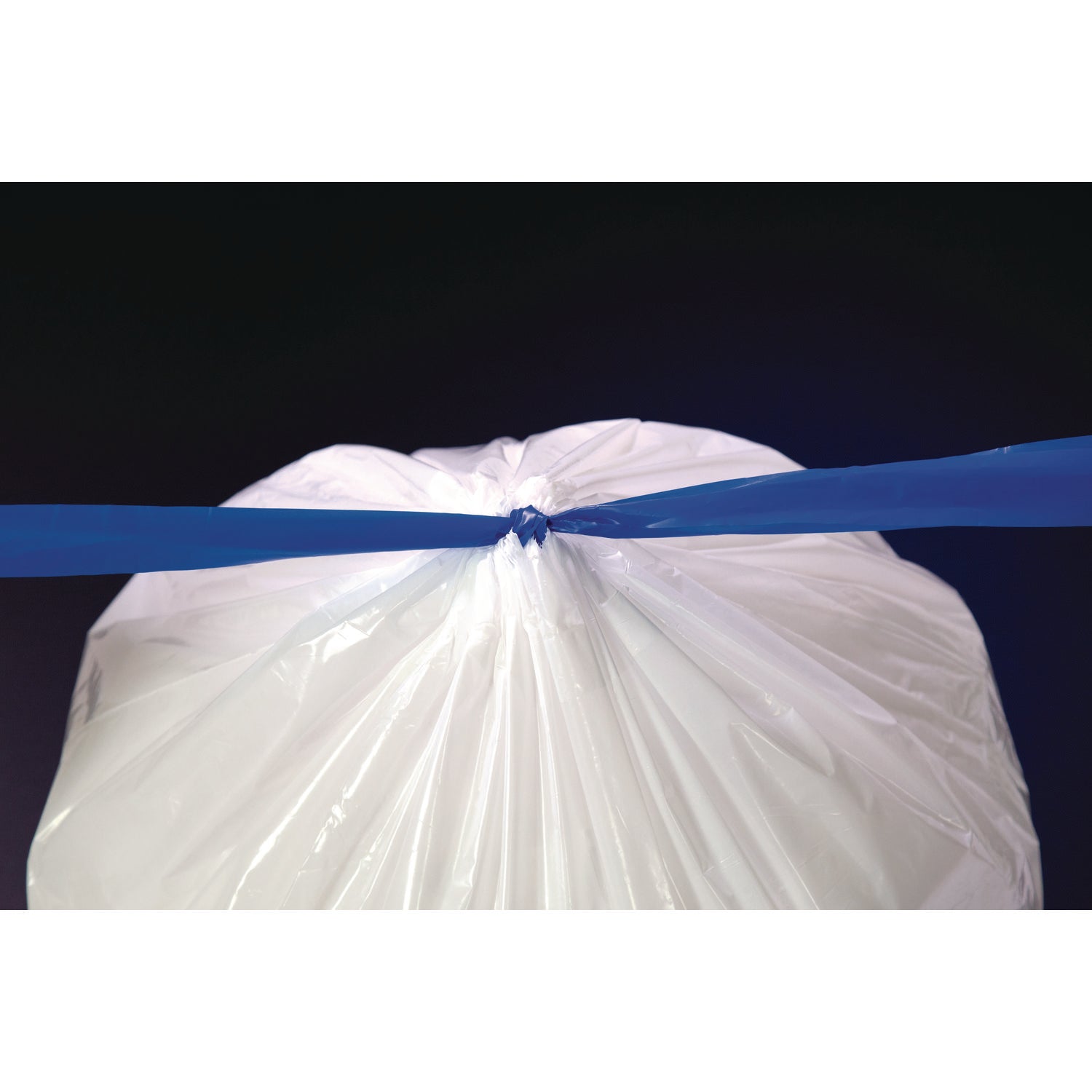 BlueCollar 13-gallon Drawstring Trash Bags - 13 gal Capacity - 28" Length x 24" Width x 0.80 mil (20 Micron) Thickness - Drawstring Closure - White - Garbage - 80 / Box