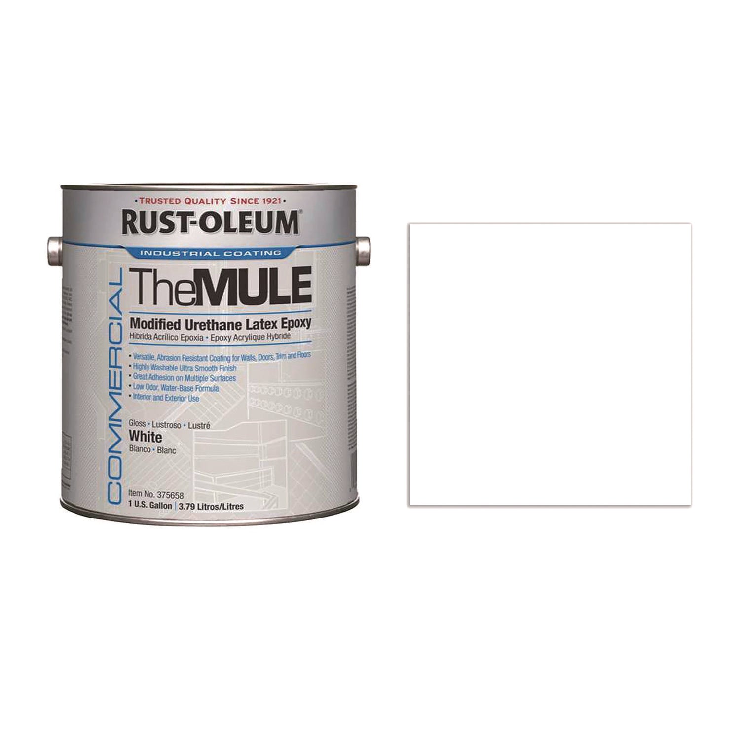 Rust-Oleum Modified Urethane Latex Epoxy (MULE) - White - 2 / Carton