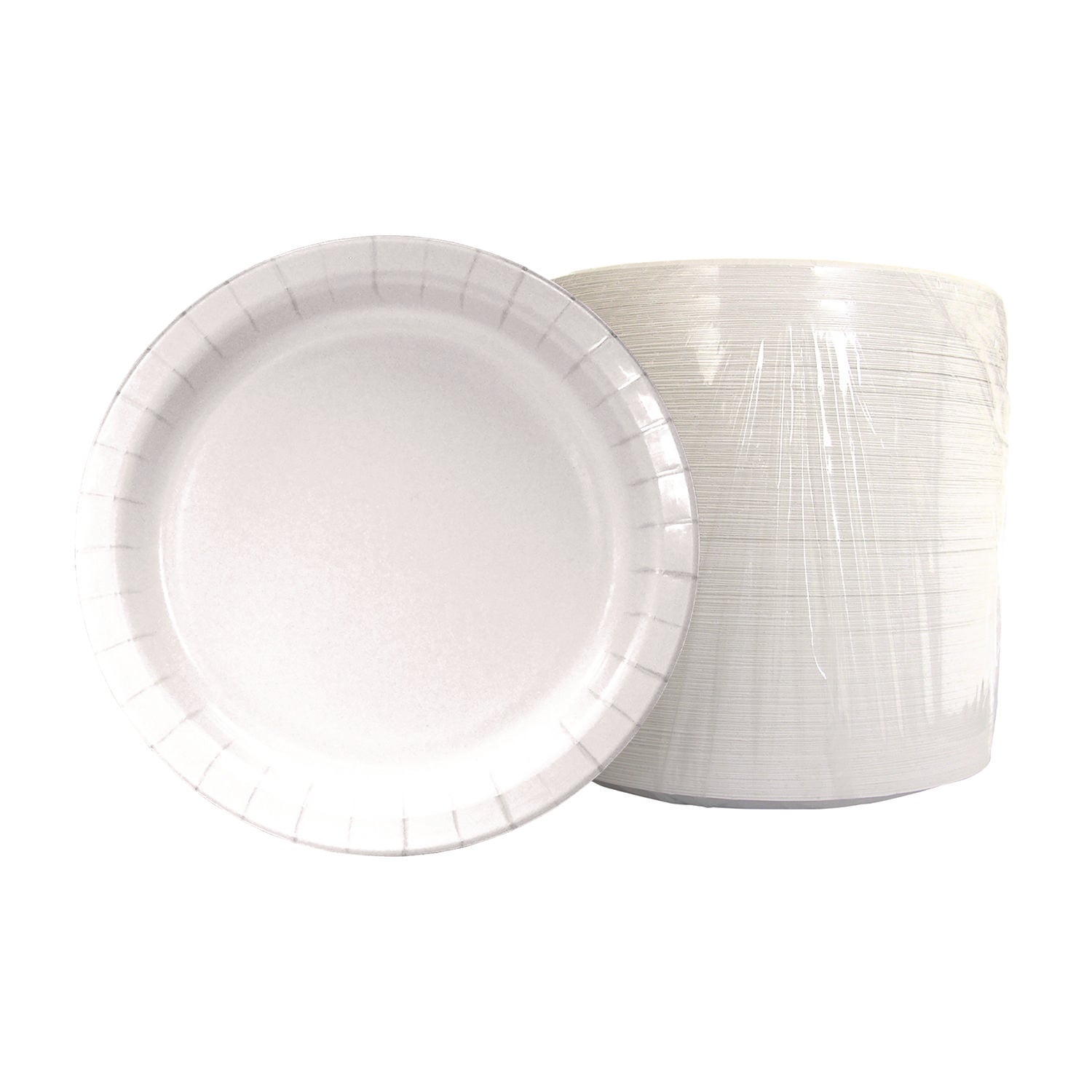 Paper Dinnerware, Plate, 6" dia, White, 1,000/Carton