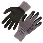Ergodyne ProFlex 7000 Nitrile-Coated Gloves, X-Small, Gray, 4.50" Length, Touchscreen Capable, Abrasion & Cut Resistant, Lightweight, Flexible, 2/Pair, 12 Pairs/Pack