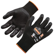 Ergodyne ProFlex 7001 Nitrile-Coated Gloves, X-Small, Black