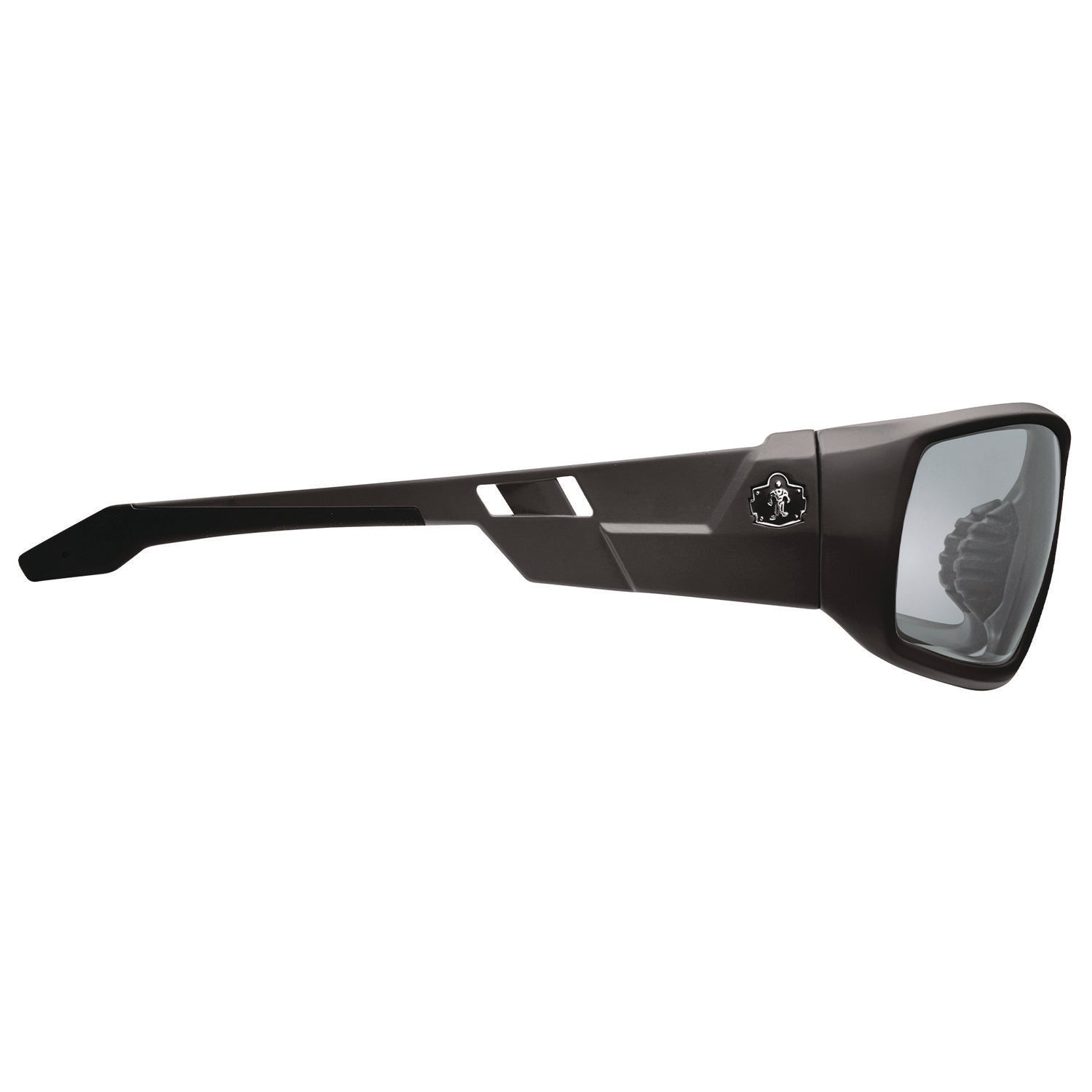 Ergodyne Skullerz Odin Anti-Scratch/Anti-Fog Safety Glasses, Translucent Lens, Matte Black Frame, Impact Resistant, Non-slip, Sweat Resistant, 1 Each