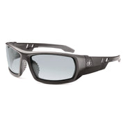 Ergodyne Skullerz Odin Anti-Scratch/Anti-Fog Safety Glasses, Translucent Lens, Matte Black Frame, Impact Resistant, Non-slip, Sweat Resistant, 1 Each
