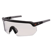 Ergodyne AEGIR Enhanced Anti-Fog Safety Glasses, Clear Lens, Matte Black Frame, Polycarbonate/Rubber, Strap Closure, Anti-scratch, Non-slip, Lightweight, Impact Resistant, 1 Each
