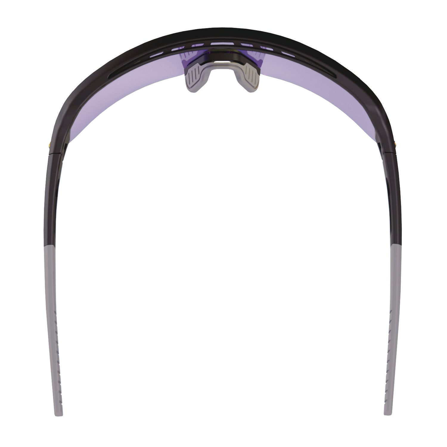 Ergodyne Skullerz AEGIR Safety Glasses, Blue Mirror Lens, Matte Black Frame, Polycarbonate/Rubber, Non-slip, Sweat Resistant, Lightweight, Impact Resistant, Adjustable Temple, 1 Each