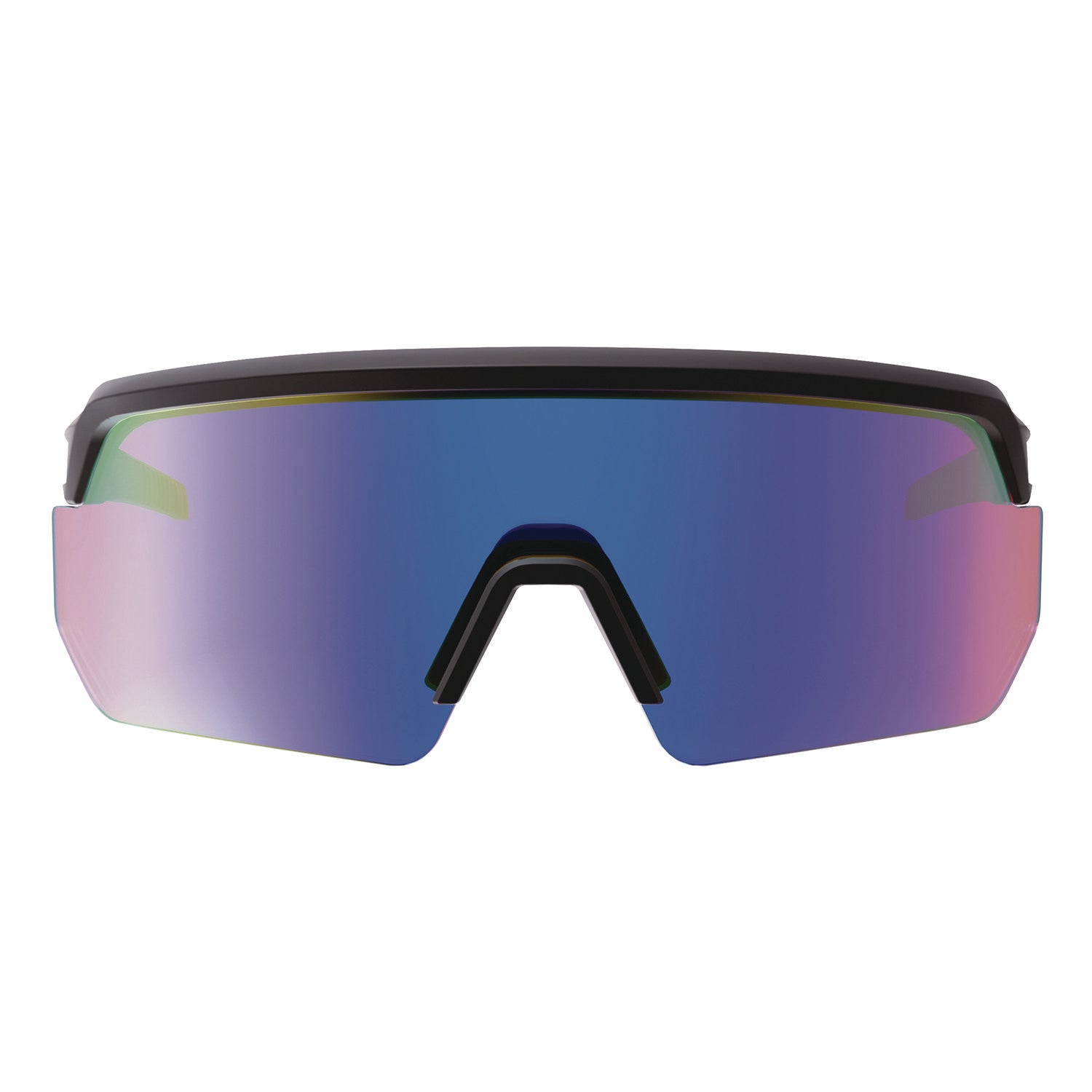 Ergodyne Aegir Enhanced Anti-Fog Safety Glasses, Blue Mirror Lens, Matte Black Frame, Polycarbonate/Rubber, Non-slip, Lightweight, Impact Resistant, Adjustable Temple, 1 Each