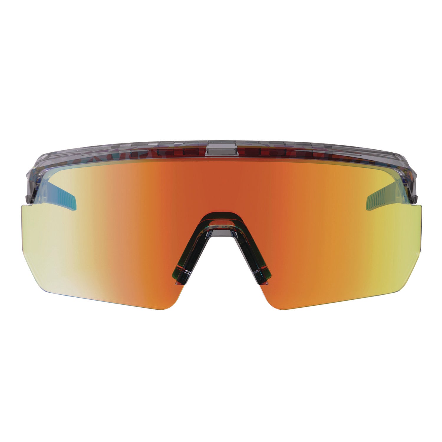 Ergodyne Aegir Enhanced Anti-Fog Safety Glasses, Orange Mirror Lens, Clear Smoke Frame, Polycarbonate/Rubber, Non-slip, Lightweight, Impact Resistant, Adjustable Temple, 1 Each