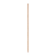 Tapered End Broom Handle, Lacquered Hardwood, 1.13" dia x 54", Natural