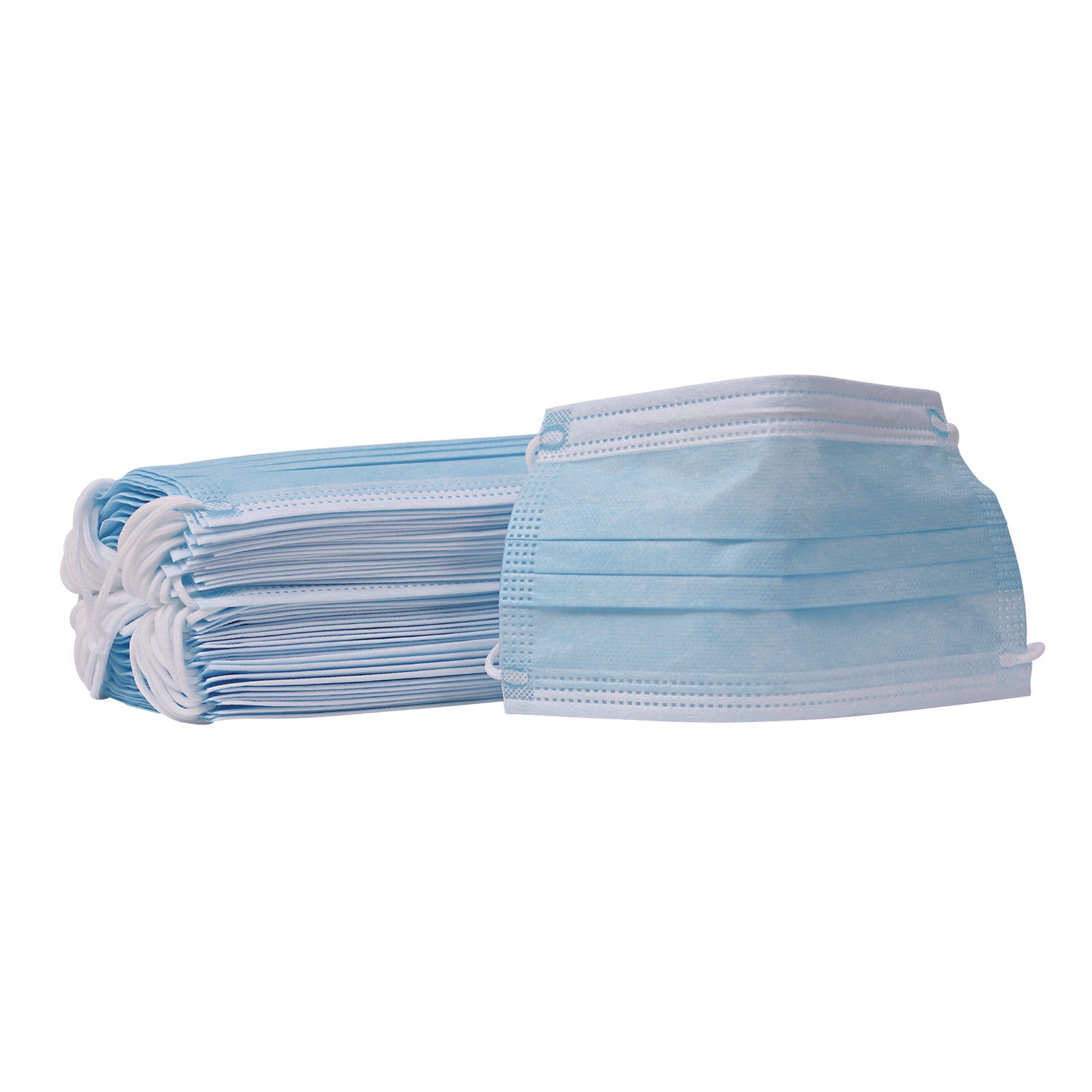 Three-Ply General Use Face Mask, Blue, 50/box, 40 Boxes/carton