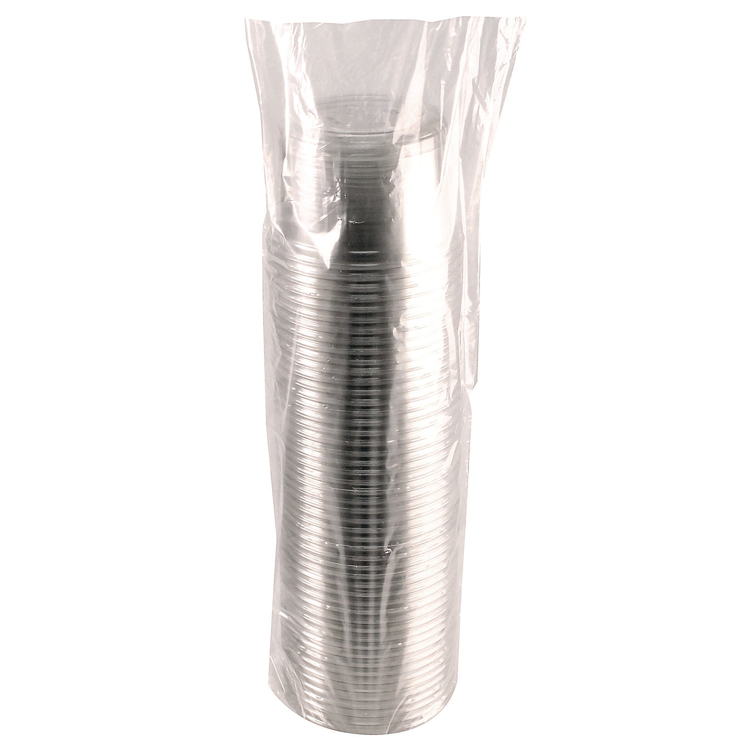 Recycleware Round Deli Container, 16 oz, 4.6" Diameter x 3" h, Clear, Plastic, 500/Carton