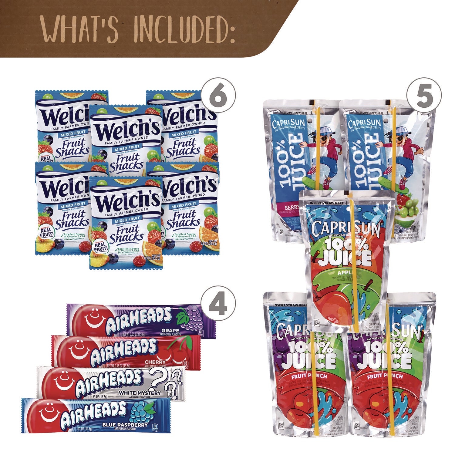 Peanut-free, Dairy-free, Gluten-free - Assorted - 38 / Carton