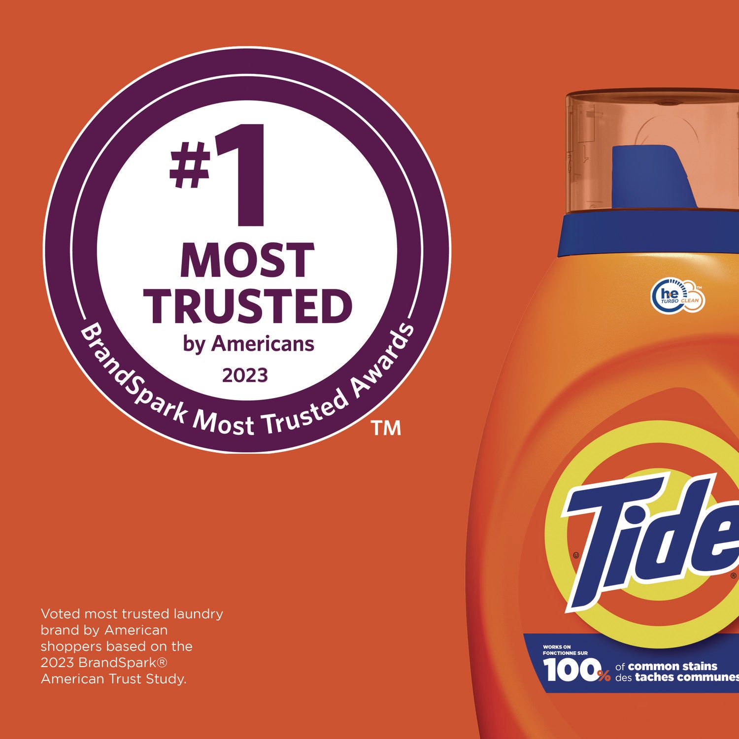 Tide Liquid Laundry Detergent - For Laundry, Washing Machine - Liquid - 42 fl oz (1.3 quart) - Original Scent - Phosphate-free - Orange - 6 / Carton