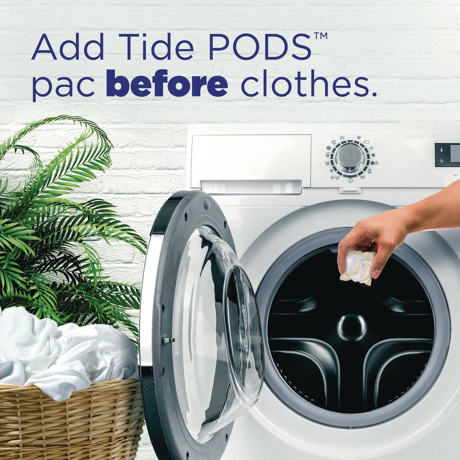 For Washing Machine, Laundry, Clothes - Concentrate - Pod - 56 oz (3.50 lb) - Recommended For: Stain Remover - Hypoallergenic, Dye-free, Color Safe, Unscented, Non-irritating - White - 76/Tub - 4 / Carton