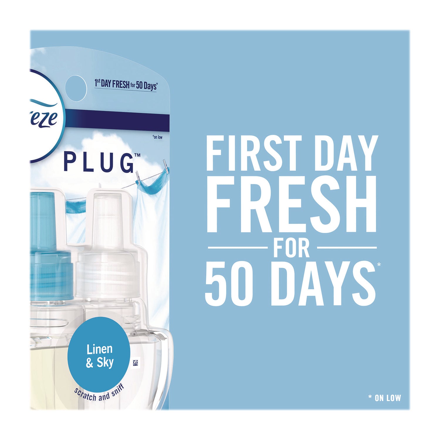 PLUG Air Freshener Refills, Mediterranean Lavender, 0.87 oz, 3/Pack
