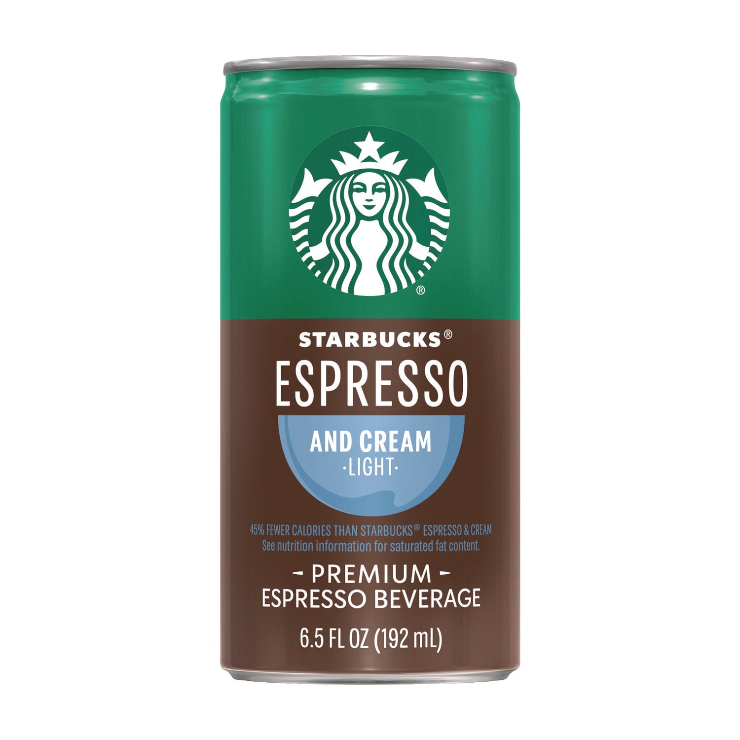 Cold Brew Coffee, Espresso and Cream Light, 6.5 oz Can, 24/Carton