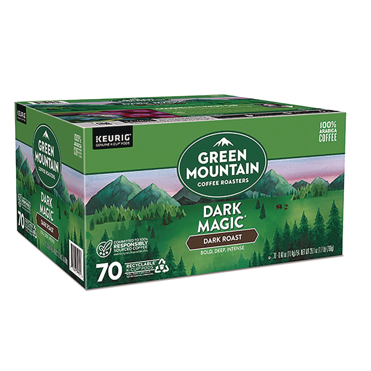 Dark Magic Extra Bold Coffee K-Cups, Regular, 70/Box