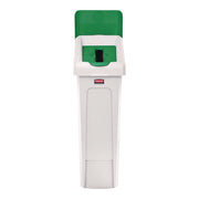 23 gal Capacity - For Commercial - Durable, Recyclable - 40.2" Height x 12" Width x 15.2" Depth - Resin - Gray, Green - 1 Each