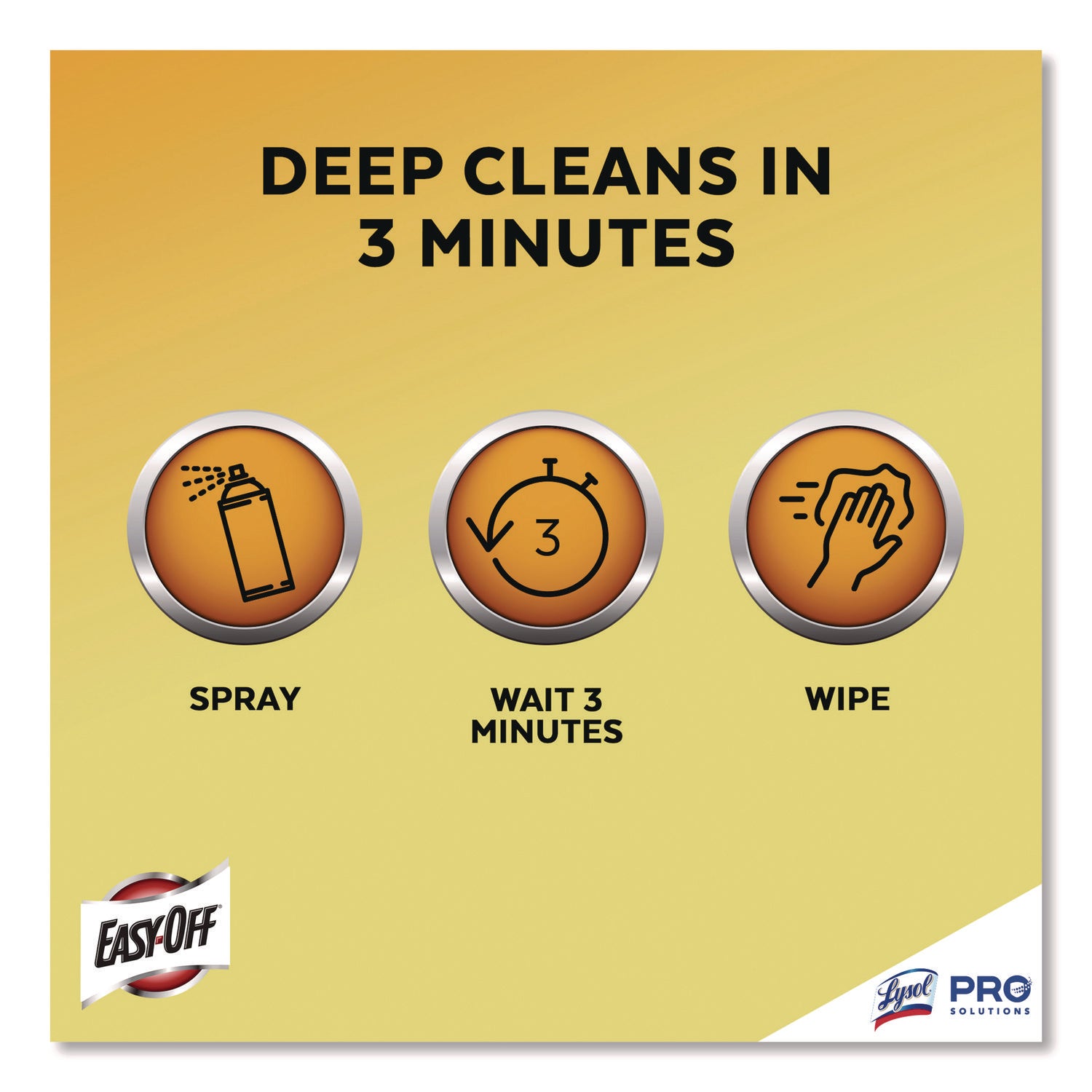 Professional Easy-Off Heavy Duty Oven & Grill Cleaner - Ready-To-Use - 24 fl oz (0.8 quart) - Lemon Floral Scent - Heavy Duty - White Aerosol Spray Can - 1 Each