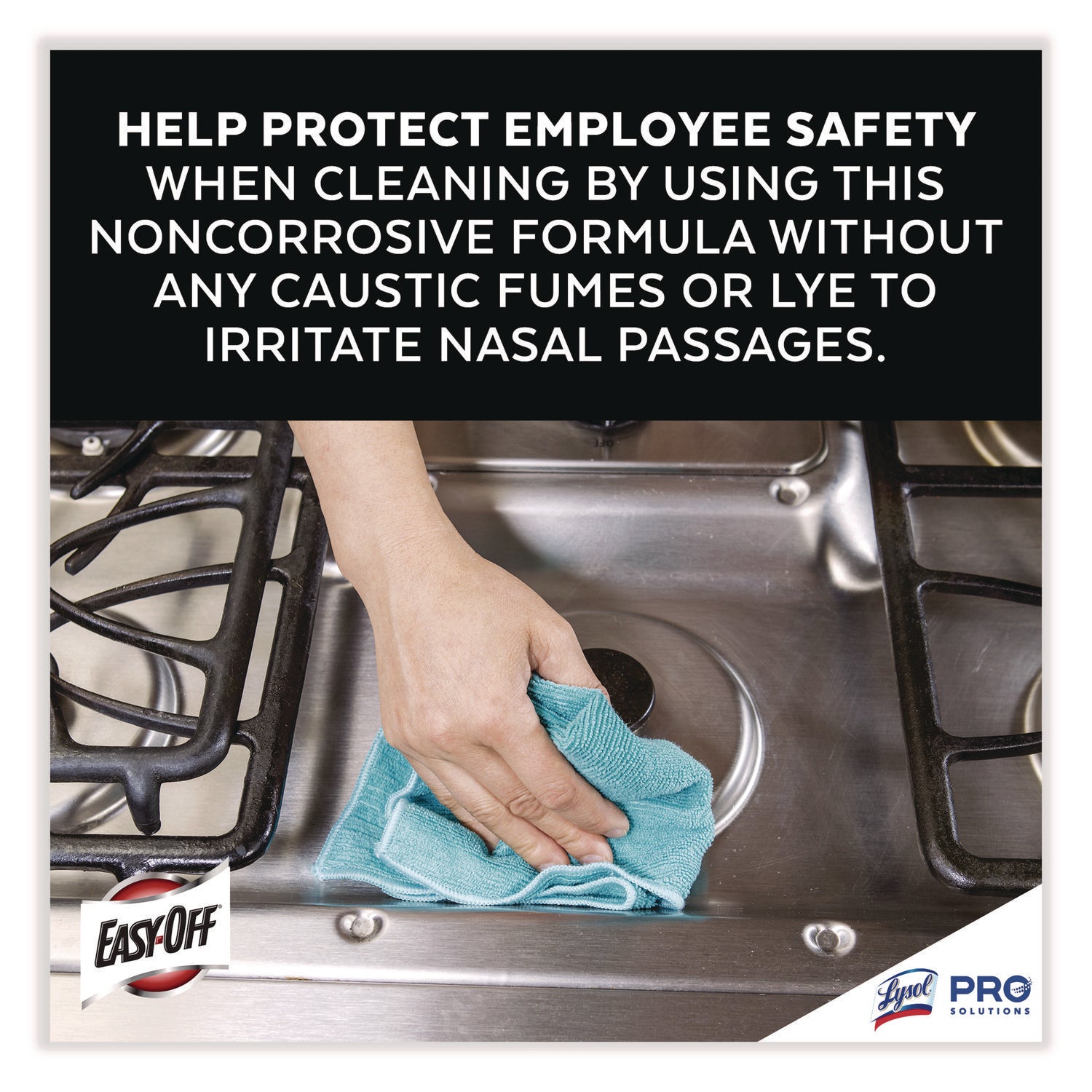 Professional Easy-Off Fume Free Over Cleaner - 24 oz (1.50 lb) - Lemon Scent - Fume-free - White - 1 Each