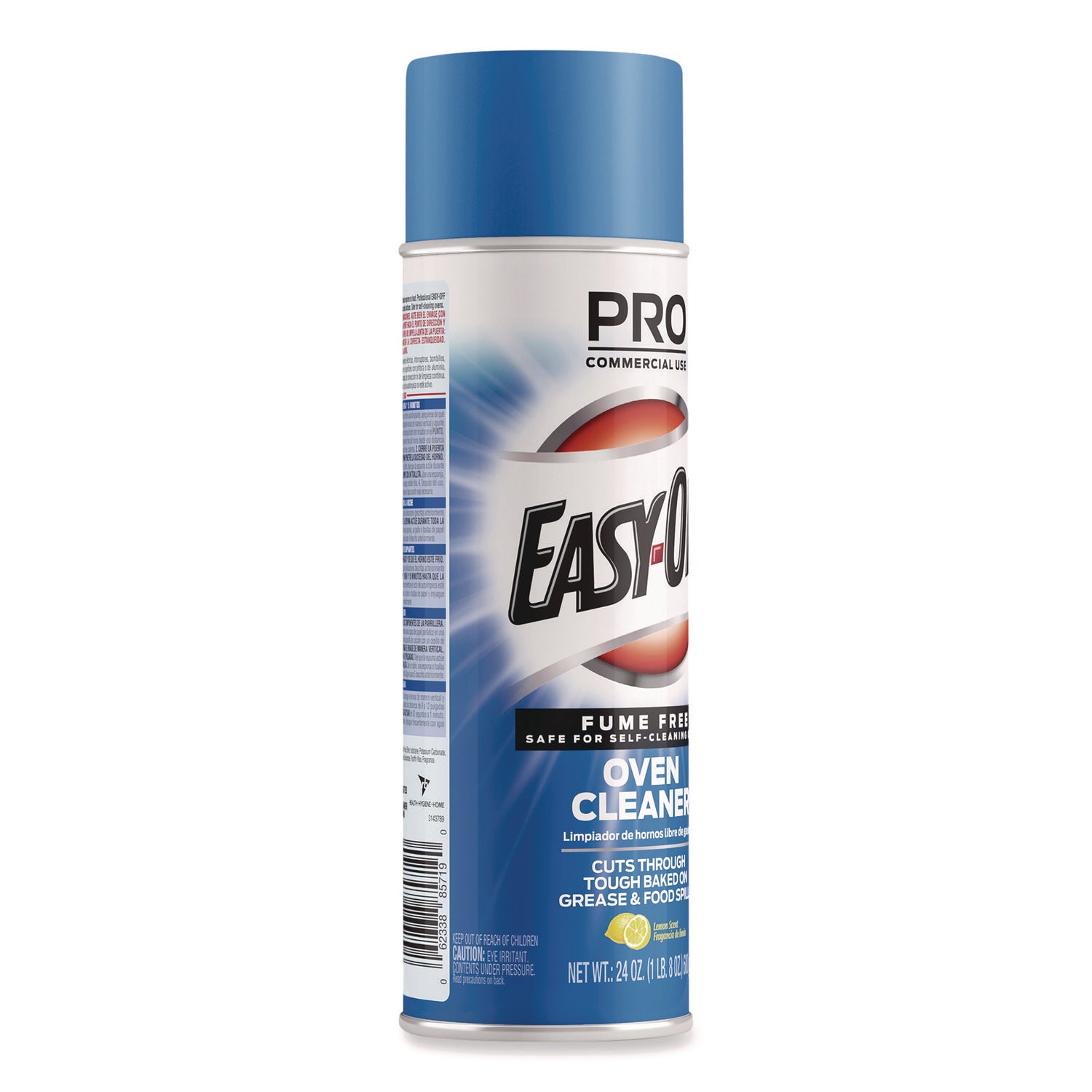Professional Easy-Off Fume Free Over Cleaner - 24 oz (1.50 lb) - Lemon Scent - Fume-free - White - 1 Each