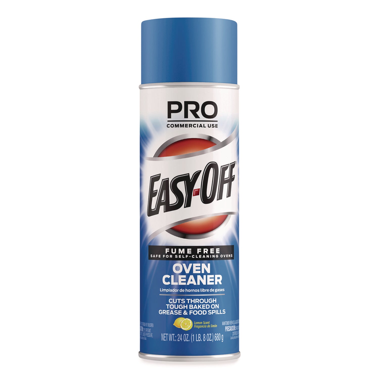 Professional Easy-Off Fume Free Over Cleaner - 24 oz (1.50 lb) - Lemon Scent - Fume-free - White - 1 Each