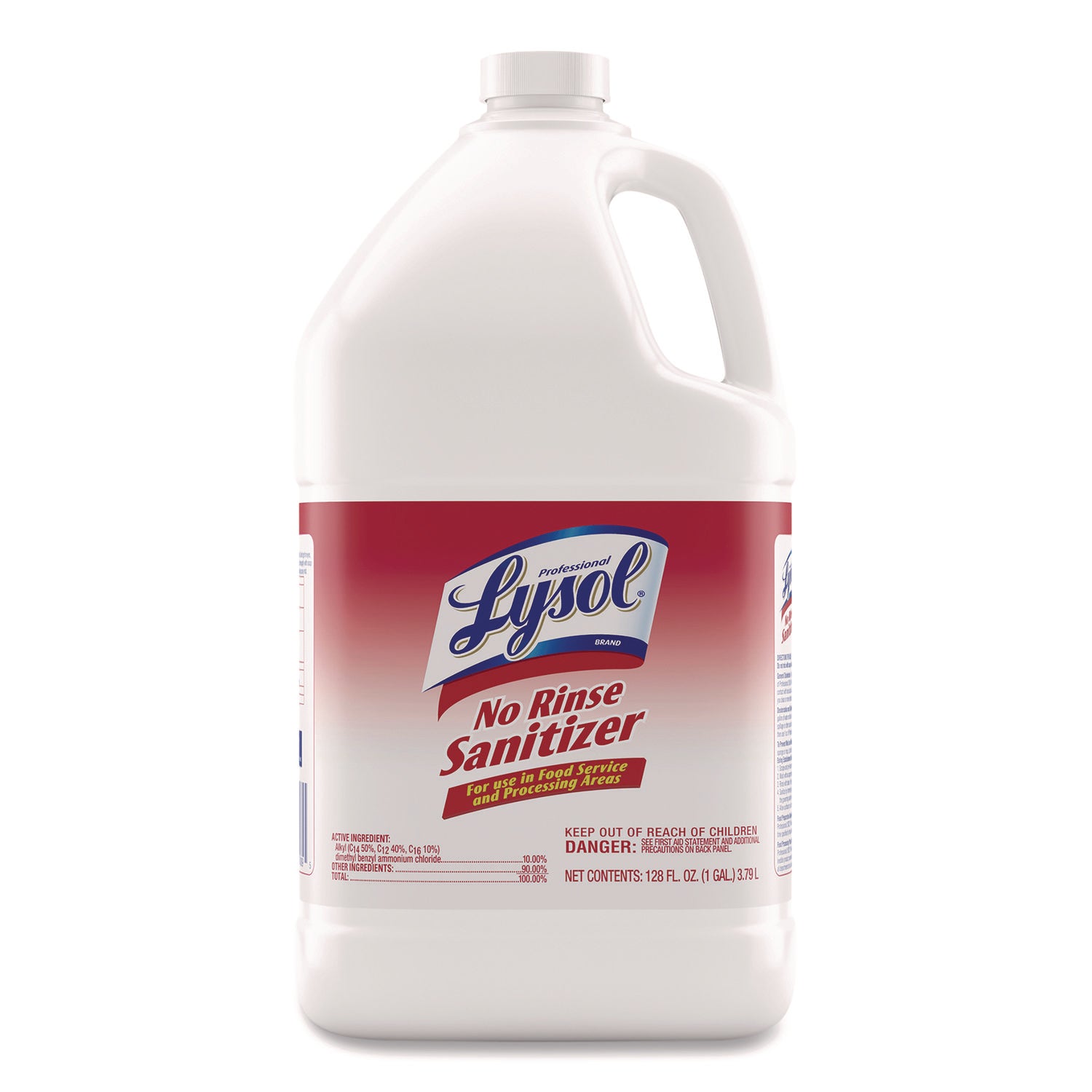 Professional Lysol No Rinse Sanitizer - Concentrate - 128 fl oz (4 quart) - Disinfectant, Anti-bacterial - 1 Each