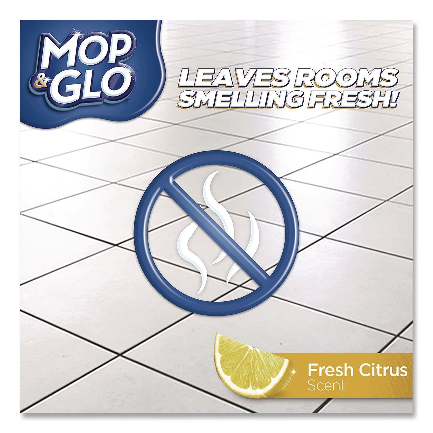 Professional MOP & GLO&reg; Triple Action Floor Shine Cleaner - For Wood Floor, Vinyl Floor, Linoleum Floor, Ceramic Tile Floor, Tile - 64 oz (4 lb) - Fresh Citrus Scent - Tan - 6 / Carton