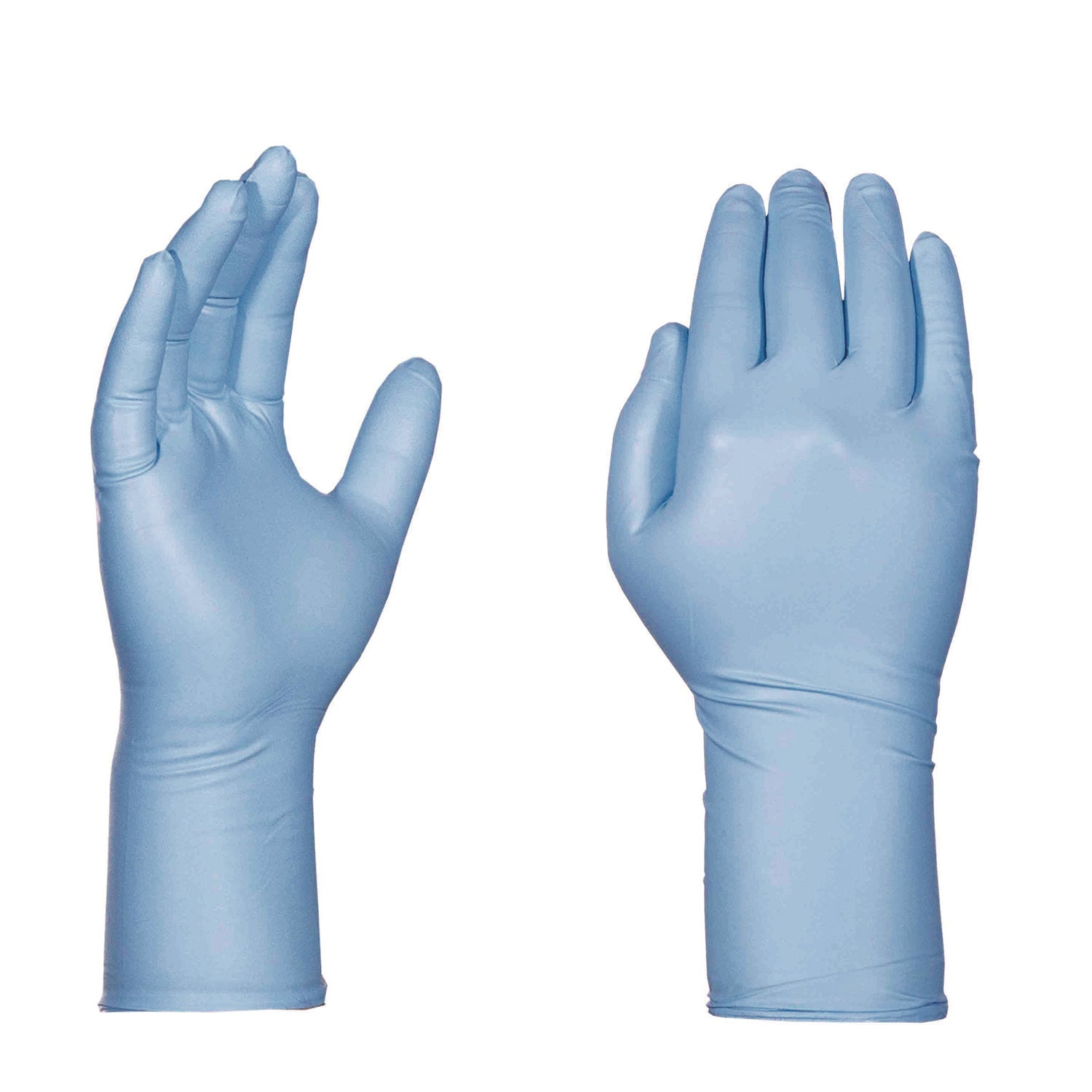 Blue Nitrile Exam Gloves, Powder-Free, X-Large, Blue, 8 mil, 50/Box, 10 Boxes/Carton