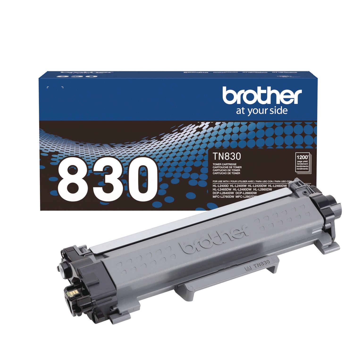 Brother Original Standard Yield Laser Toner Cartridge - Black - 1 Each - 1200 Pages