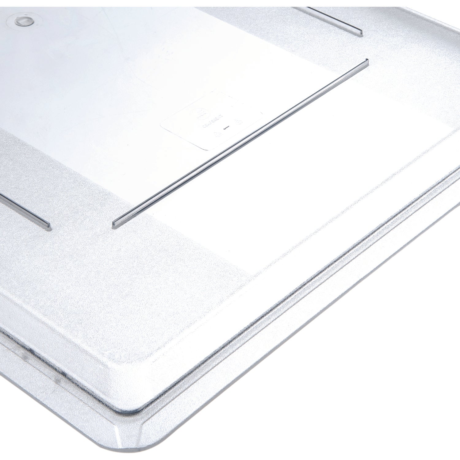StorPlus Polycarbonate Food Storage Container Lid, 18 x 26 x 1.28, Clear, Plastic