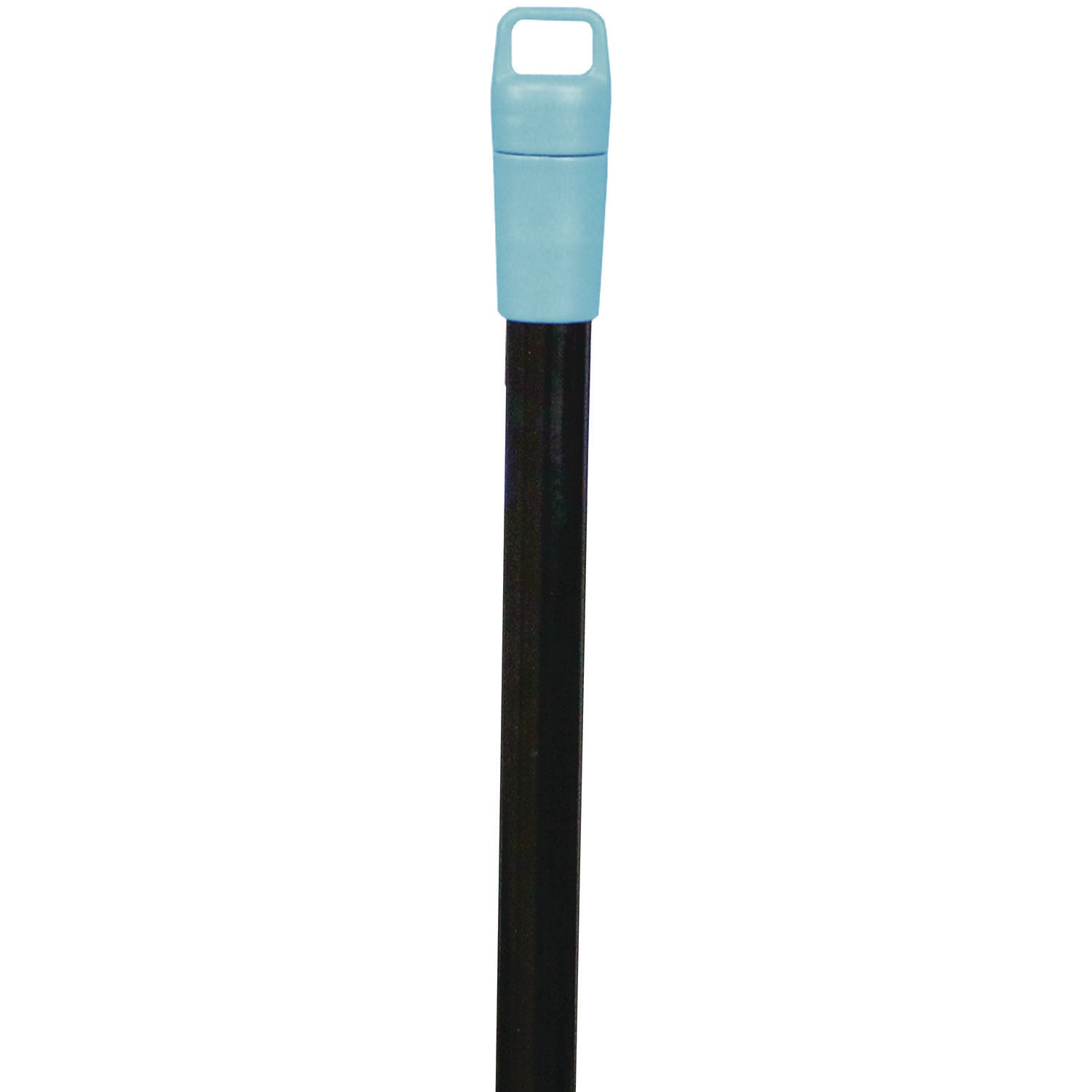 Lobby Dust Pan Broom, 36.86", Black/Blue, 12/Carton