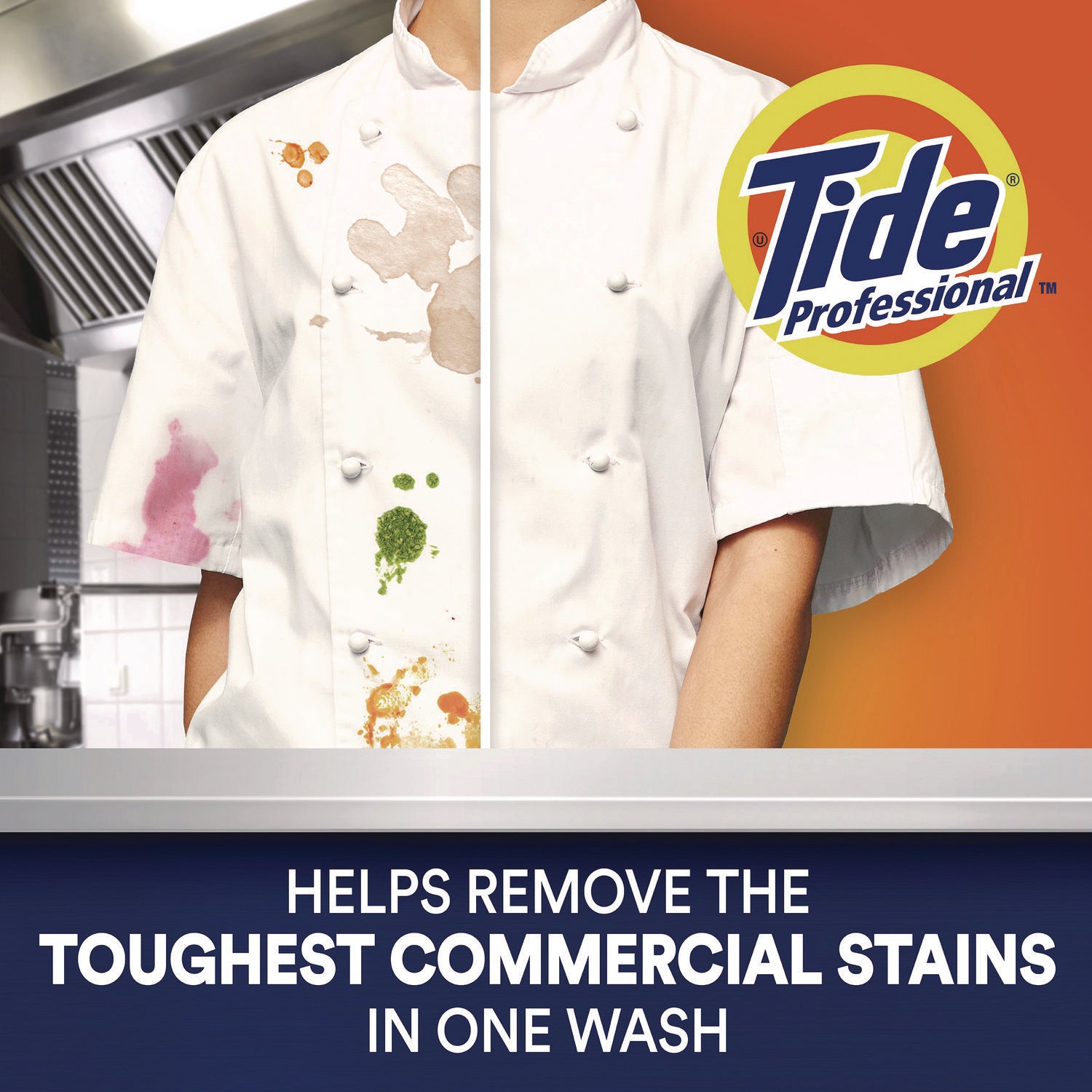 Tide Liquid Laundry Detergent - For Laundry, Commercial, Food Service, Hospitality, Healthcare, Residential, Home, Business - Liquid - 170 fl oz (5.3 quart) - BPA-free, PVC Free - Orange - 1 Bottle