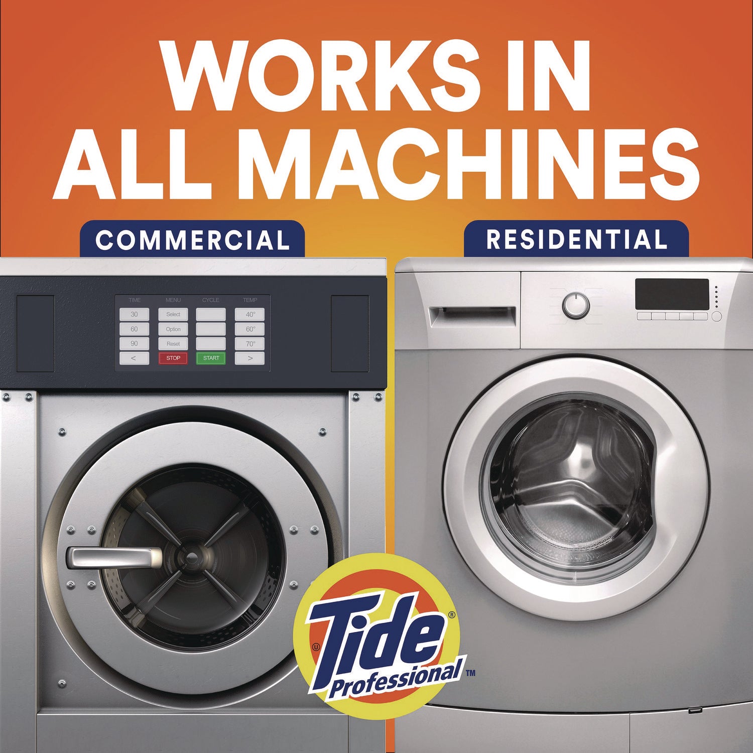 Tide Liquid Laundry Detergent - For Laundry, Commercial, Food Service, Hospitality, Healthcare, Residential, Home, Business - Liquid - 170 fl oz (5.3 quart) - BPA-free, PVC Free - Orange - 1 Bottle
