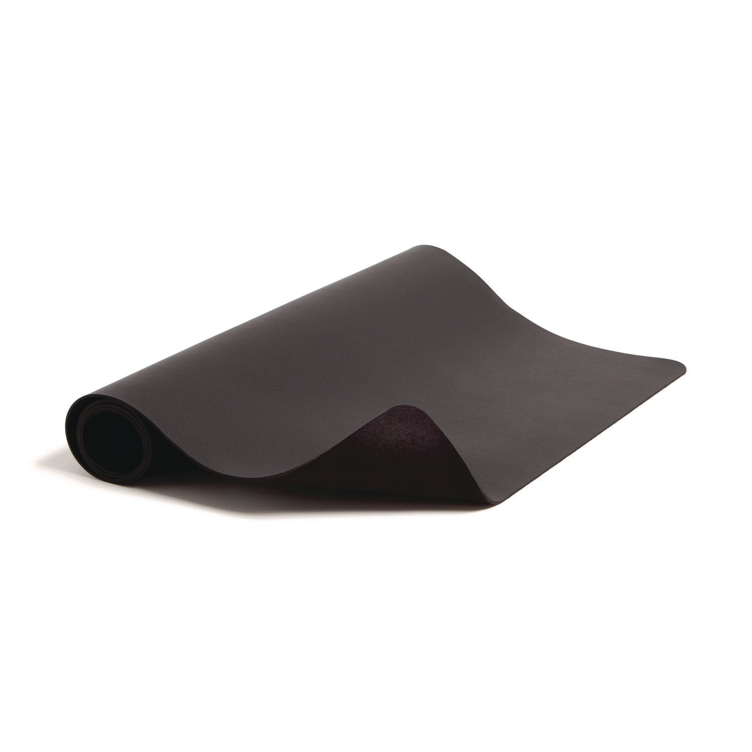 Smead Waterproof Desk Pad, Rectangular, 15.7" x 31.5", Vegan Leather, Faux Suede Backing, Charcoal, 1 Each