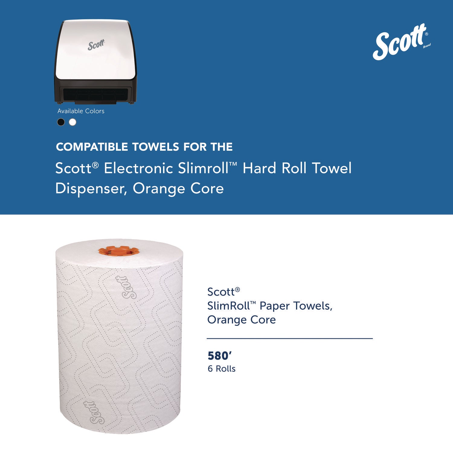 Touchless Dispenser - 6" Roll Diameter - 7.2" Height x 12.4" Width x 11.8" Depth - Plastic - White - Dirt Resistant, Hands-free, Compact, Drop Resistant, Slip Resistant, Wall Mountable, Hygienic, Keyless Entry - 1 Carton
