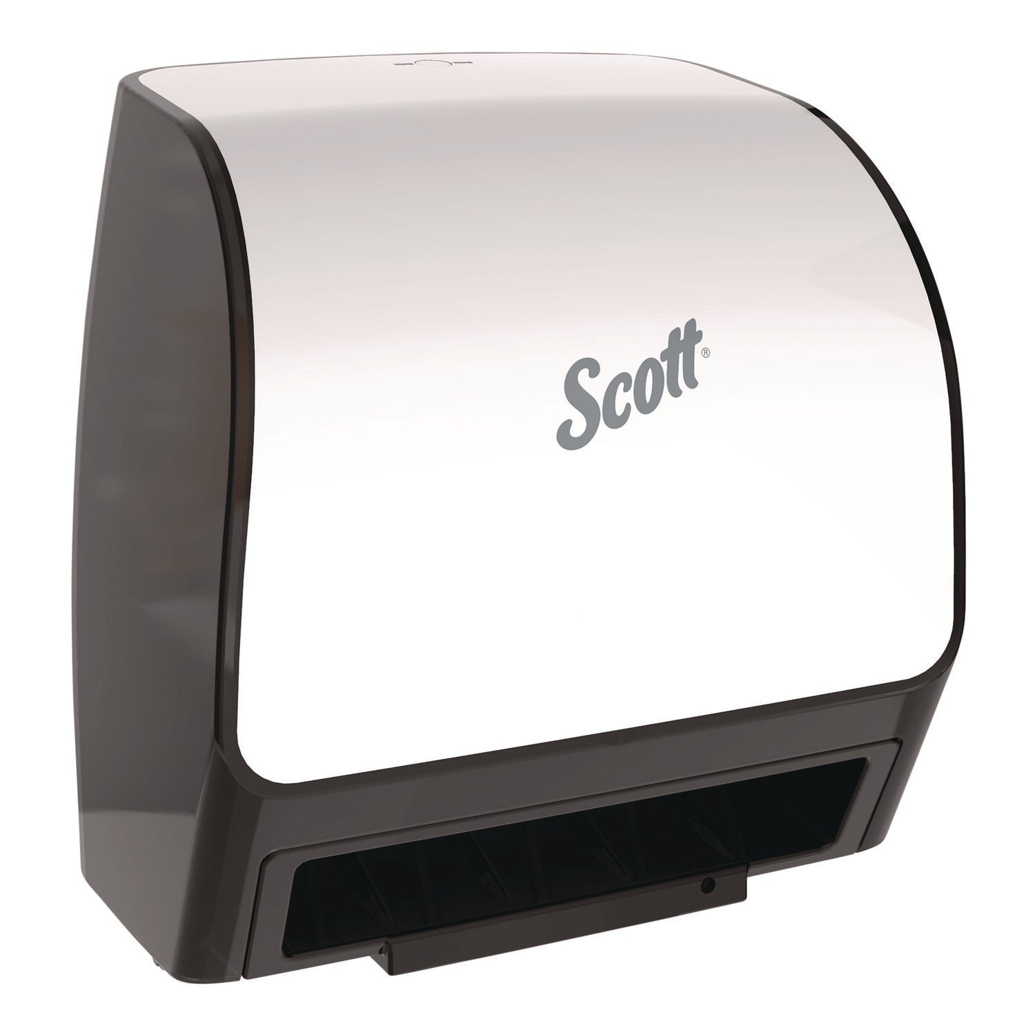 Touchless Dispenser - 6" Roll Diameter - 7.2" Height x 12.4" Width x 11.8" Depth - Plastic - White - Dirt Resistant, Hands-free, Compact, Drop Resistant, Slip Resistant, Wall Mountable, Hygienic, Keyless Entry - 1 Carton